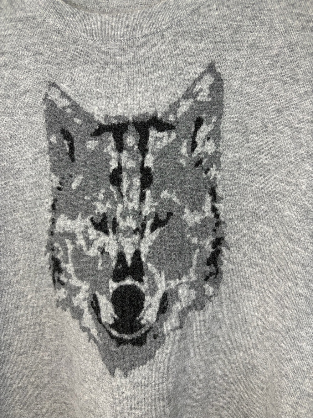 Greyson Cashmere Wolf Sweater XL